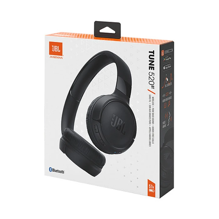 Ακουστικά JBL Headphones Tune 520BT Black