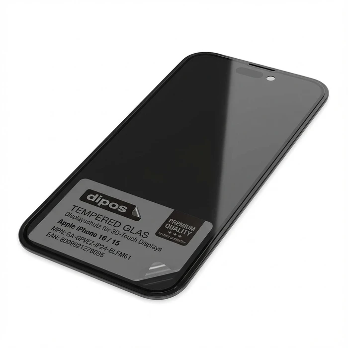 Προστατευτικό Οθόνης Privacy for Apple iPhone 16/15, GA-GPVEZ-IP24-BLFM61