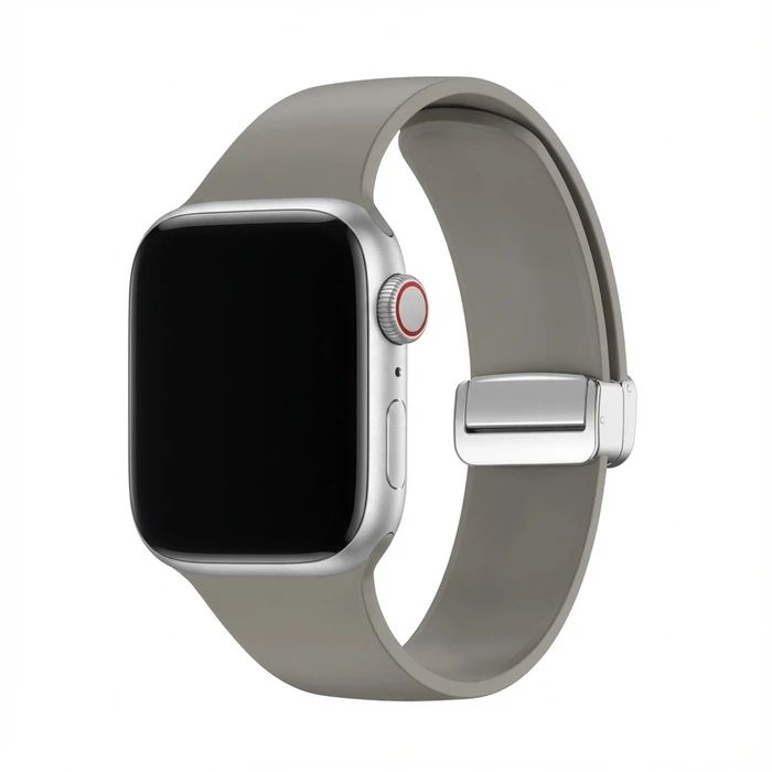 Λουράκι Premium Plus for Apple Watch, Gray/Black, 40mm, 41mm, 38mm, 42mm (Series 10), GA-MAG-BNDA-PP-GMS