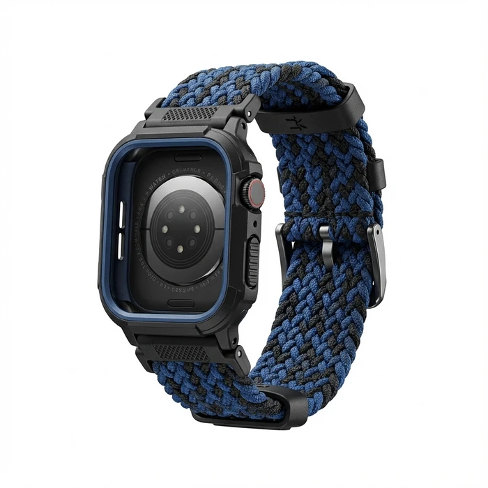 Λουράκι Premium Pro for Apple Watch, Blue/Black, 40mm, 41mm, 38mm, 42mm (Series 10), GA-MAG-BNDA-P+BMS