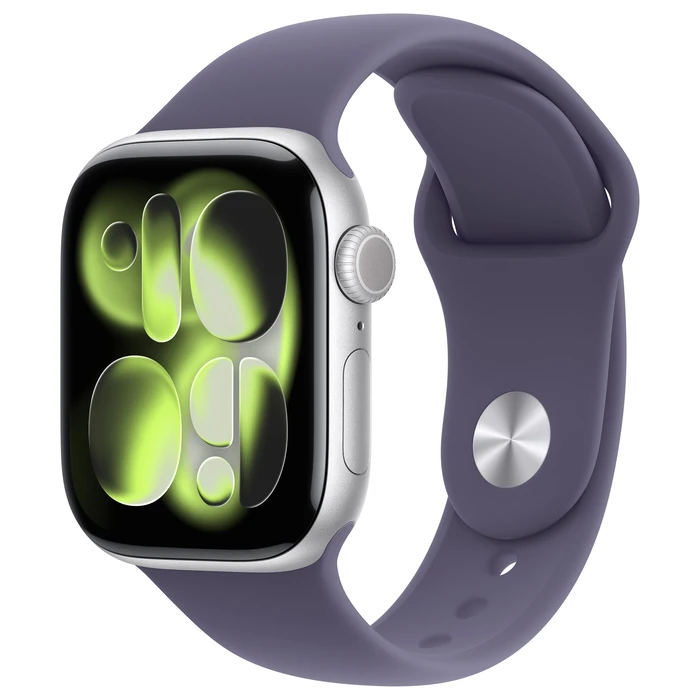 Smartwatch Apple Watch S11 Aluminium Cellular 42mm Silver (Sport Band Purple Fog) S/M