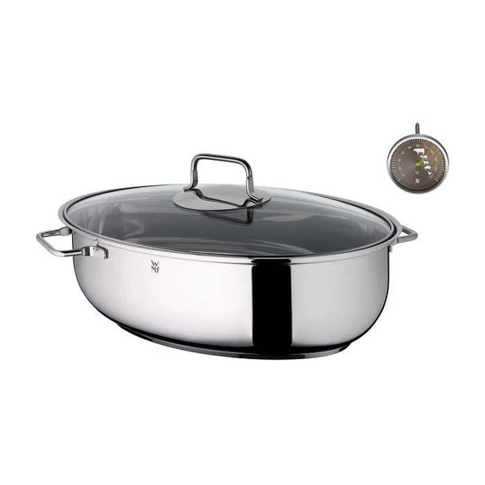 Γάστρα WMF Roaster with Glass Lid and Thermometer