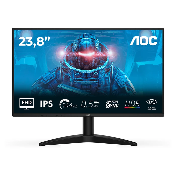 Monitor 23,8" AOC 24B36X 16:09 HDMI+DP Black
