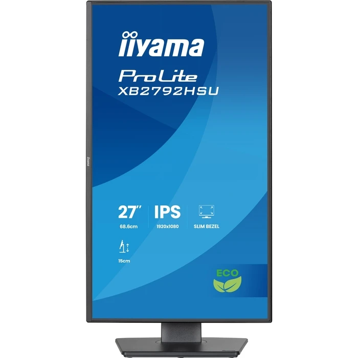 Monitor 27" (1920x1080) Iiyama ProLite XB2792HSU-B1 16:9 IPS 3ms 100Hz VESA Speaker Pivot Black