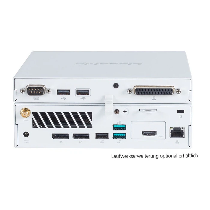 MiniPC Bluechip BUSINESSline S3137 *White* i3 14100 W11Pro 8GB 500GB SSD. Intel Wi-Fi 6E AX211. Bluetooth 5.3