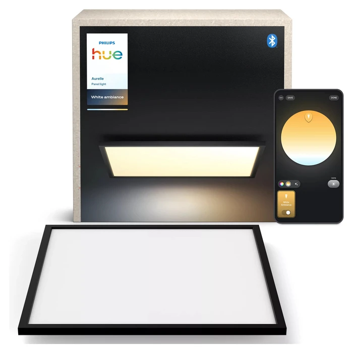 LED Panel Philips Hue Aurelle panel light SQ XL Black