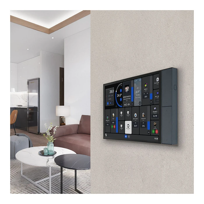 Θερμοστάτης Χώρου Shelly Wall Display XL Silver