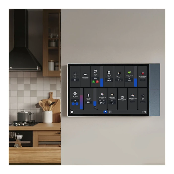 Θερμοστάτης Χώρου Shelly Wall Display XL Silver