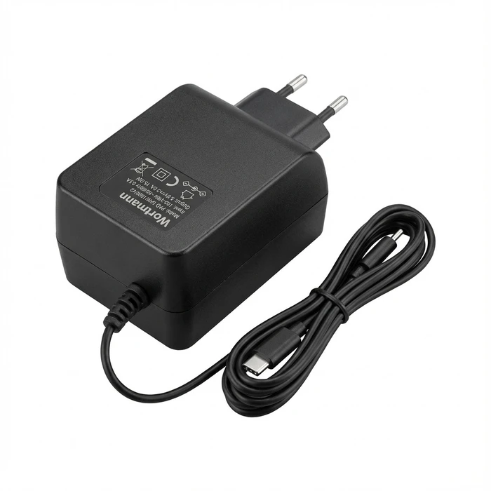 Universal Τροφοδοτικό Wortmann Charger USB-C 15W PAD 1200/1006/V2 (EU)