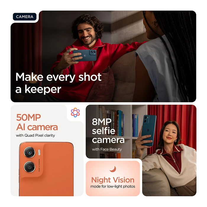 Smartphone Motorola moto G06 4RAM 256GB arabesque