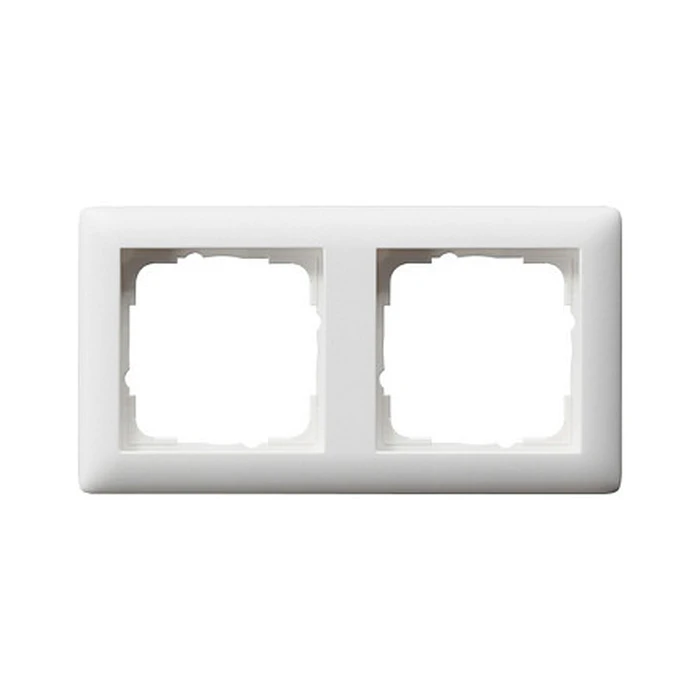 Πλαίσιο Διακόπτη GIRA - Standard 55 - frame 2-fold *pure White silk matt*