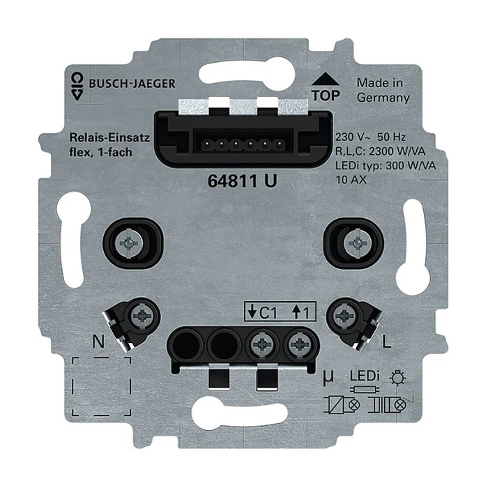 Διακόπτης Busch-Jaeger relay insert flex 1-fold 230 V