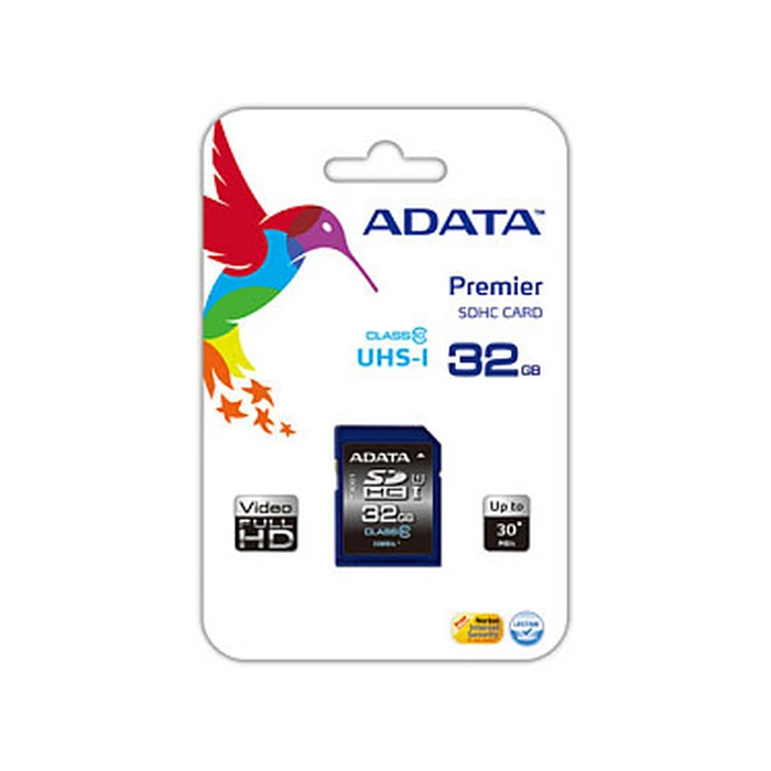 Κάρτα Μνήμης SDHC 32GB Adata UHS-I CL10 100/20 MB/s
