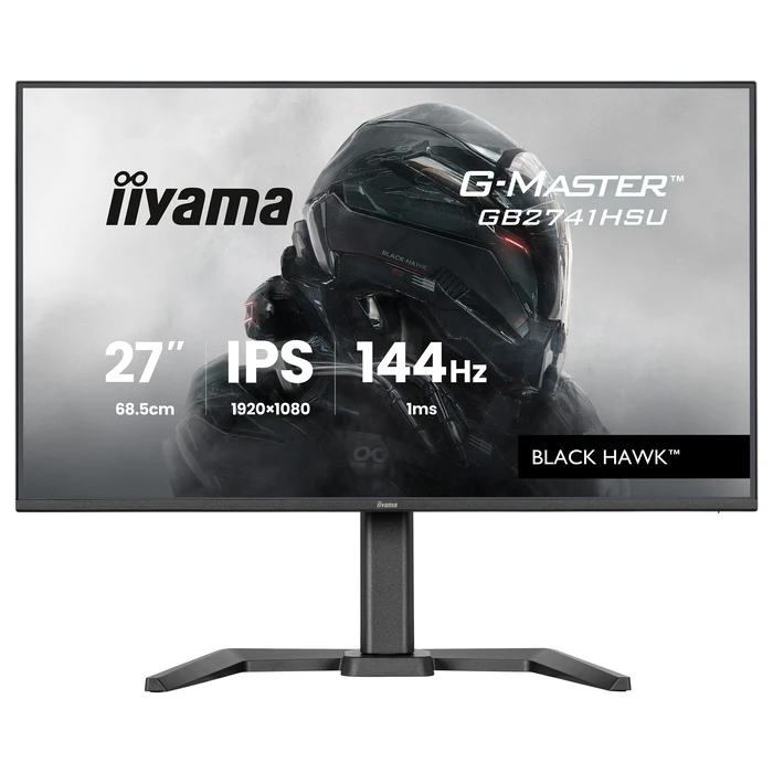 Monitor 27" (1920×1080) Iiyama GB2741HSU-B1 16:9 FHD Fast IPS 1 ms 144 Hz HDMI DisplayPort VESA 100×100 Black