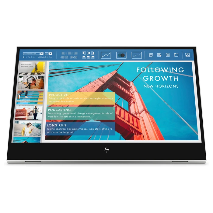 Monitor 14" HP E14 G4 Portable Monitor - IPS-Panel, USB-C, 5 ms