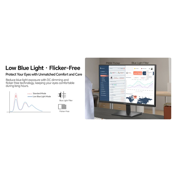 Monitor 22" Koorui E2212F FHD Office-Monitor 54,5 cm (21,45 Zoll)