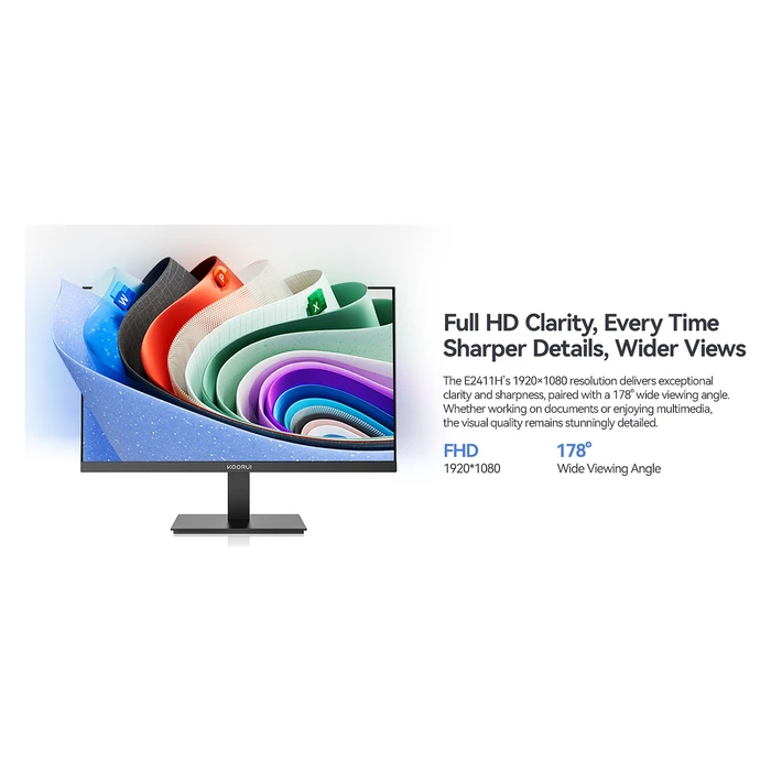 Monitor 24" Koorui E2411H FHD Office-Monitor 60,5 cm (23,8 Zoll)