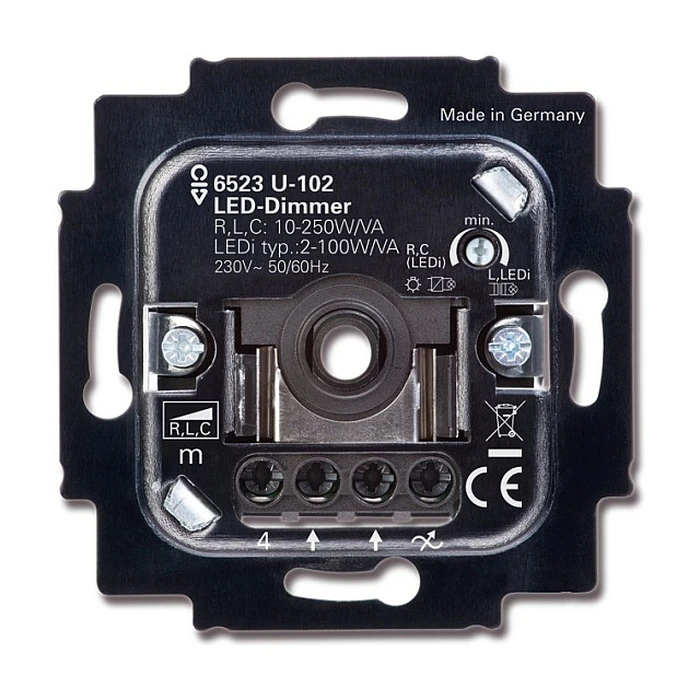 Διακόπτης Busch-Jaeger insert - dimmer rotary control 100W/VA - flush-mounted