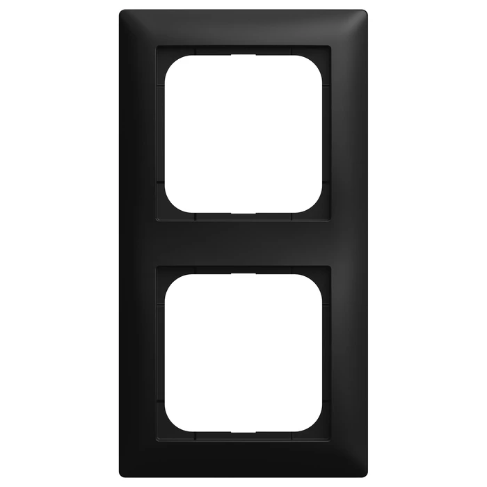 Πλαίσιο Διακόπτη Busch-Jaeger BJ 1722-915 2-fach Black matt - Busch-balance SI 2CKA001725A1569