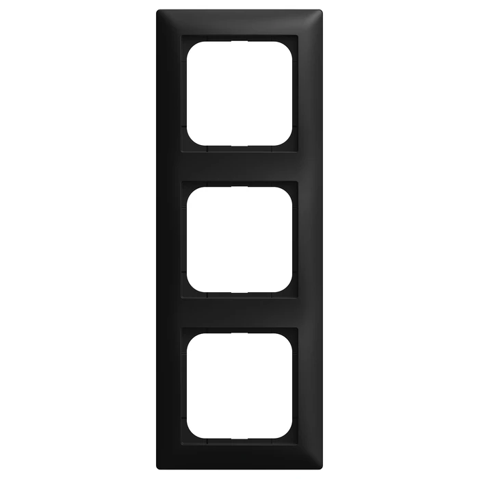 Πλαίσιο Διακόπτη Busch-Jaeger BJ 1723-915 3-fach Black matt - Busch-balance SI 2CKA001725A1570