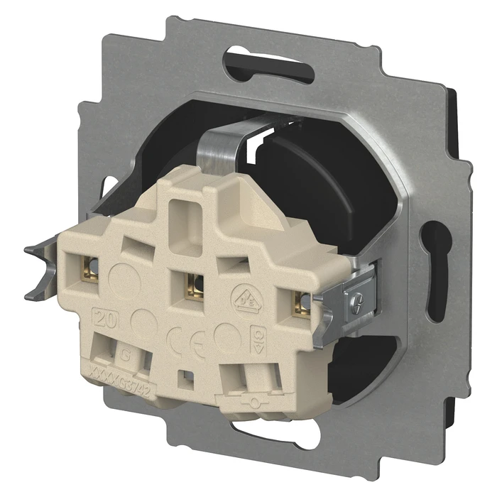 Πρίζα Ρεύματος Busch-Jaeger BJ 20 EUC-915 SCHUKO with plug connection Busch-balance SI