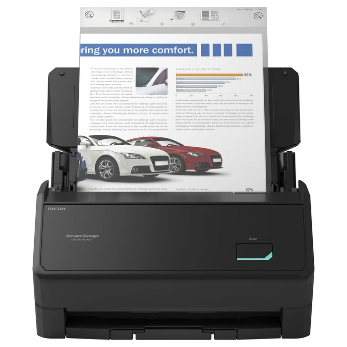 Scanner Ricoh ScanSnap iX2400 45ppm/90ipm Black A4 Duplex ADF USB 3.2