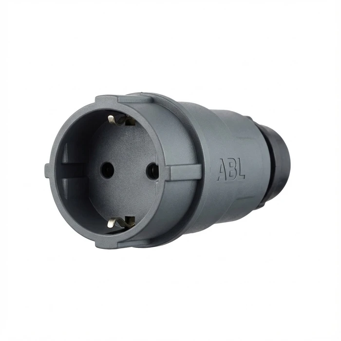 Φις Ρεύματος ABL 100000059 Compact SCHUKO. PP. Gray. IP20. Typ 1565