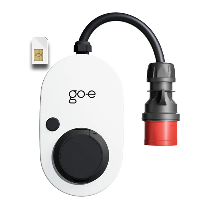 Σταθμός Φόρτισης Go-e Charger Gemini flex 2.0, 22 kW (32A 3-phasig) (White/Black, mobile, 4G/LTE)