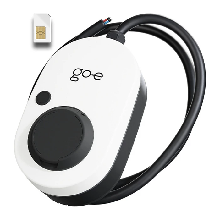 Σταθμός Φόρτισης Go-e Charger Gemini 2.0, 22 kW (32A 3-phasig) (White/Black, without Kabel, 4G/LTE)
