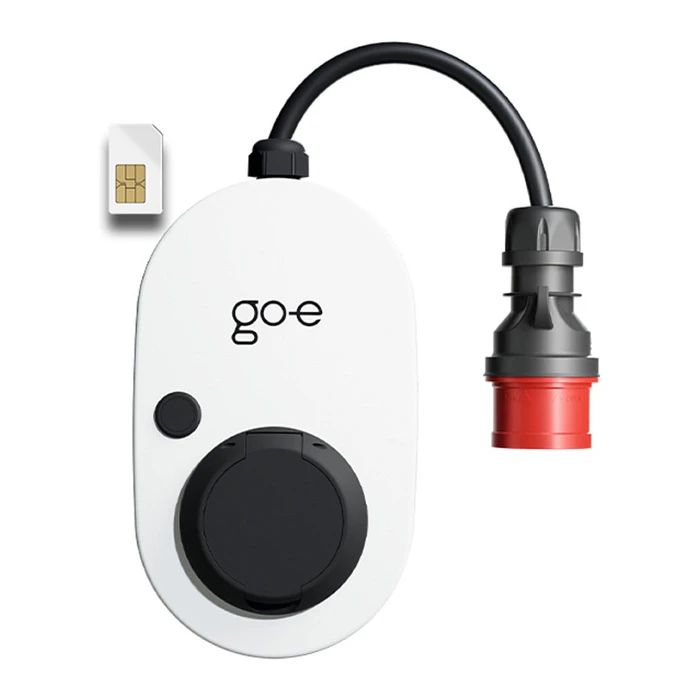 Σταθμός Φόρτισης Go-e Charger Gemini flex 2.0, 11 kW (16A 3-phasig) (White/Black, mobile, 4G/LTE)