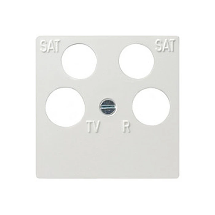 Πρίζα GIRA 025903 Central plate 4-fold Ankaro System 55 pureWhite ECG Astro
