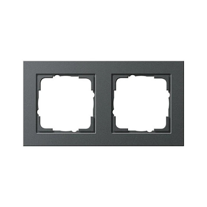 Πλαίσιο Διακόπτη GIRA 021223 frame 2f anthracite E2 2-fold E2