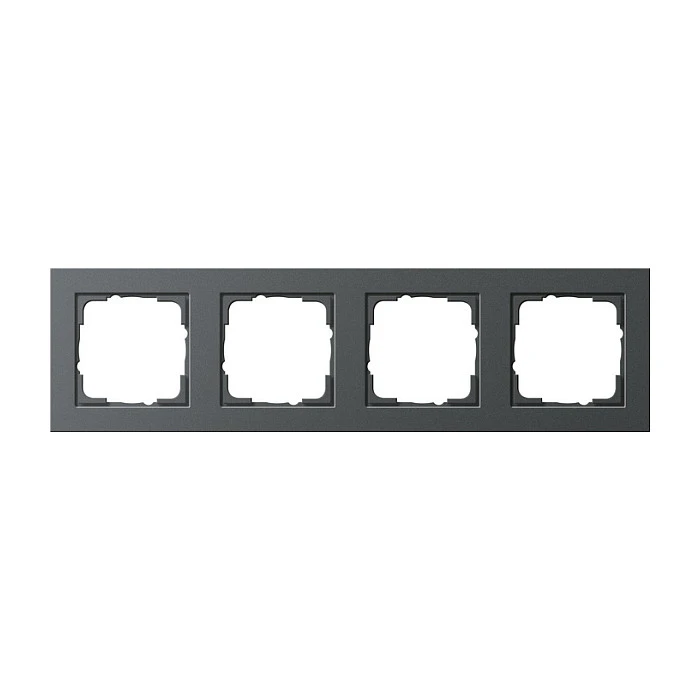 Πλαίσιο Διακόπτη GIRA 021423 frame 4f anthracite E2 4-fold E2