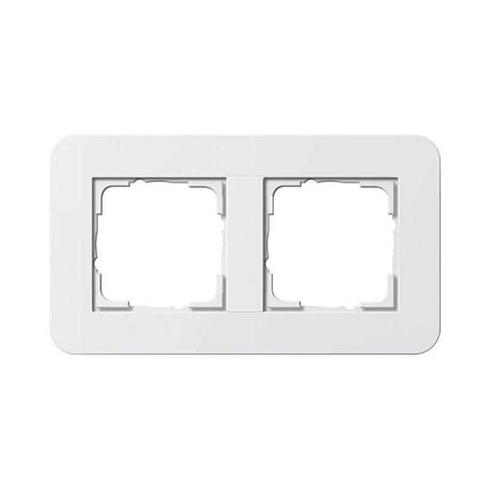 Πλαίσιο Διακόπτη GIRA 0212410 2f E3 ReinWhite/ReinWhite