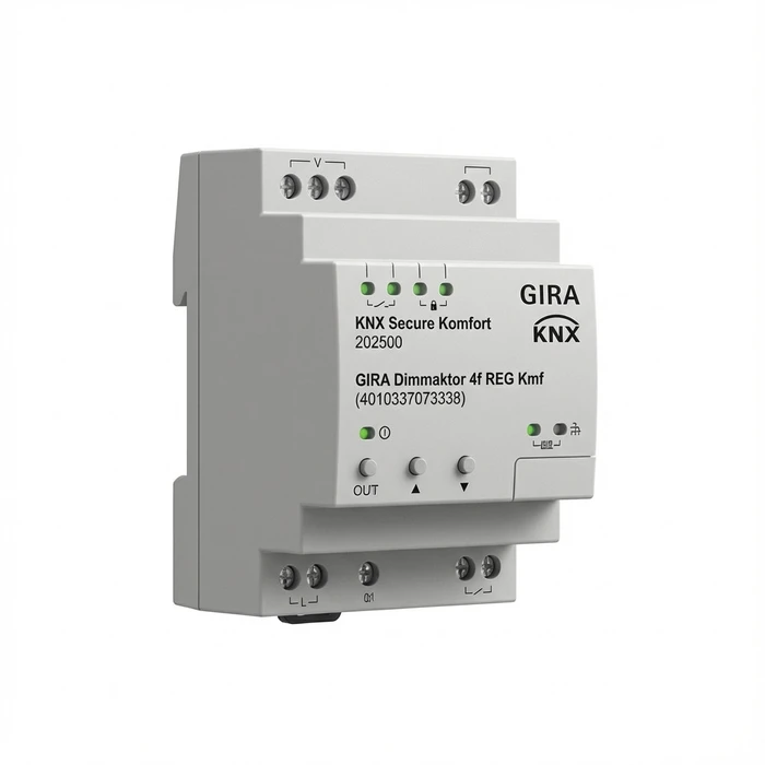 Ενδιάμεσος Διακόπτης GIRA 202500 dimming actuator 4f REG Kmf KNX Secure