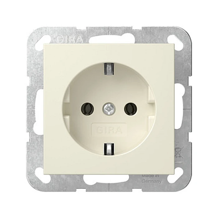 Πρίζα GIRA 418801 SCHUKO System 55 CremeWhite