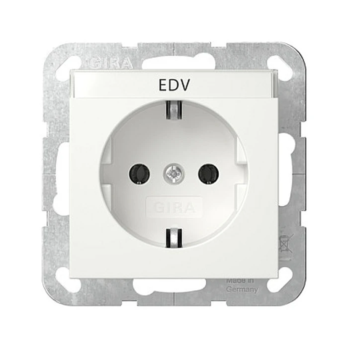 Πρίζα GIRA 445703 SCHUKO BSF System 55 ReinWhite