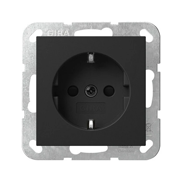 Πρίζα GIRA 4453005 SCHUKO STK SH System 55 Black m