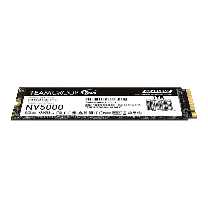 Σκληρός Δίσκος M.2 Teamgroup 1TB NV5000 TM8FGM001T0C101 PCIe M.2 PCIe 4.0 x4