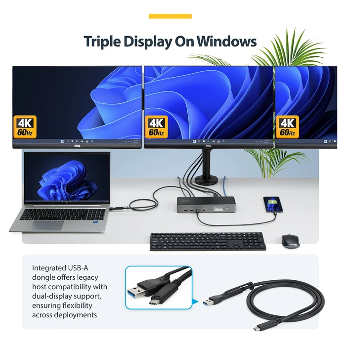 Docking Station StarTech 3X MONITOR DOCKING STATION
