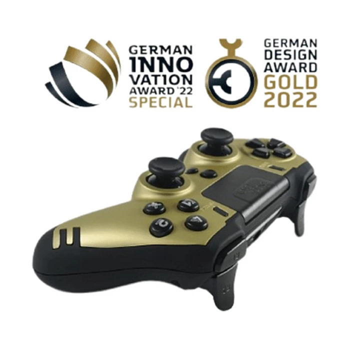 Gamepad Lexip Steelplay Slim Pack Wireless Controller, gold