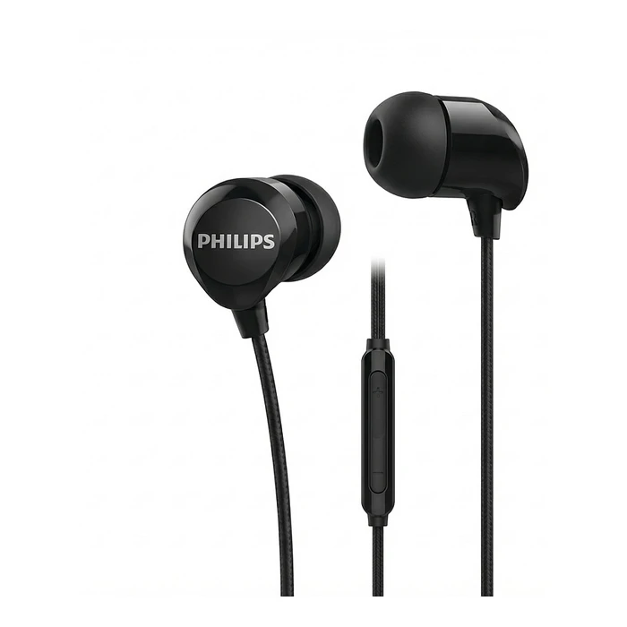 Handsfree Ακουστικά Philips TAE2146BK/97 In-Ear USB-C Black