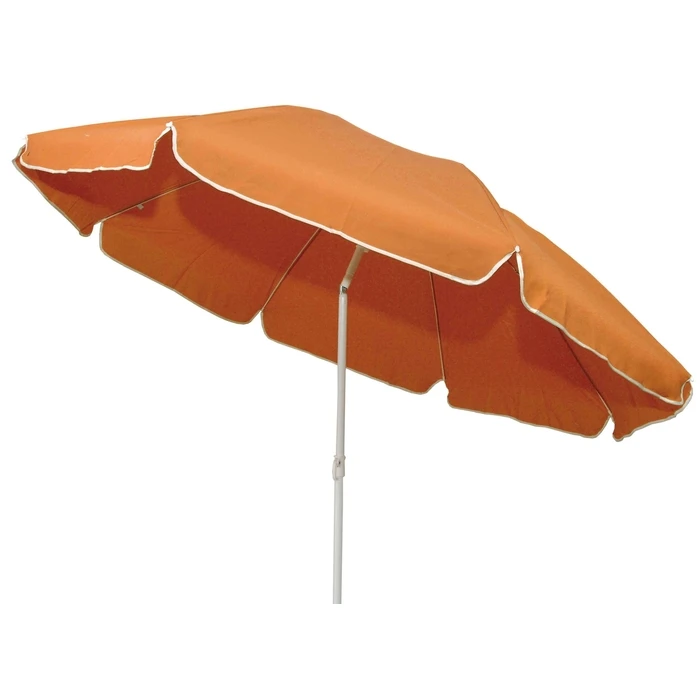 Velco Orange Metal Garden/Patio/Beach Umbrella 2m (Round)