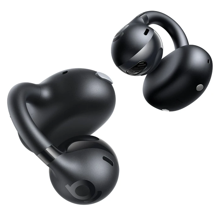 Baseus BC1 Open Ear Bluetooth Handsfree Headset with Charging Case - Black