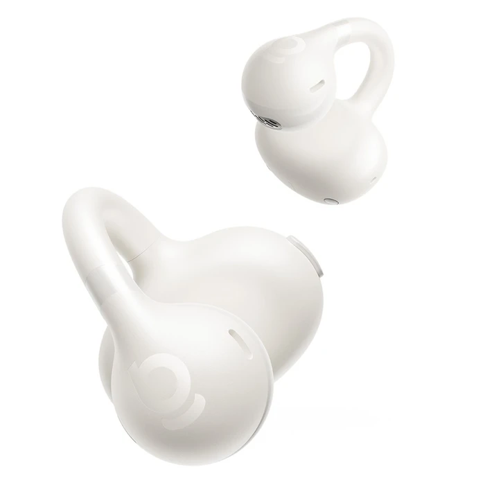 Baseus BC1 Open Ear Bluetooth Handsfree Headphones with Charging Case - White