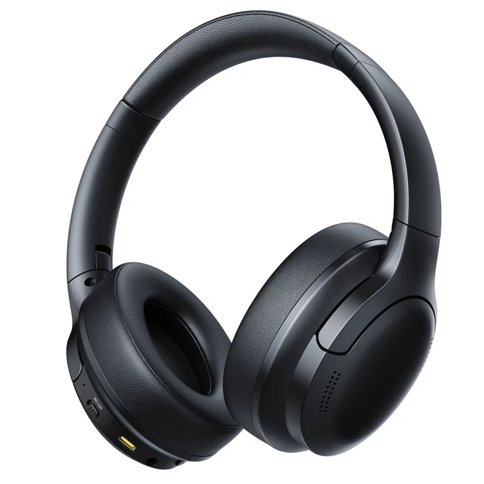Baseus Bass BH1 Lite Wireless / Wired Over-Ear Headphones – 80 Hours Playback, Black