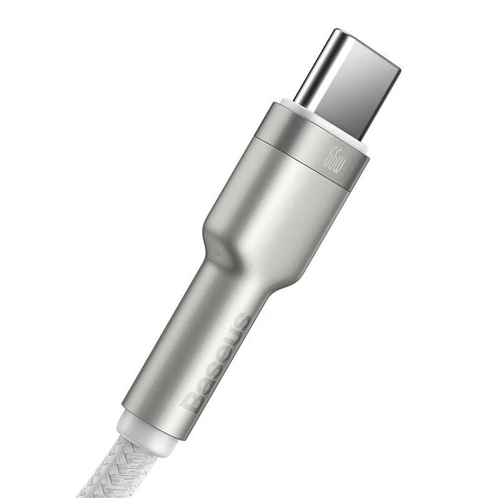 Καλώδιο USB to USB-C for Baseus Cafule, 66W, 1m (white)
