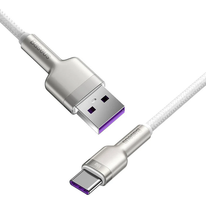 Καλώδιο USB to USB-C for Baseus Cafule, 66W, 1m (white)