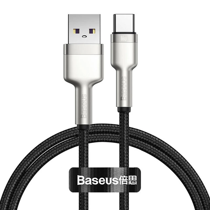 Καλώδιο USB to USB-C for Baseus Cafule, 66W, 1m (black)