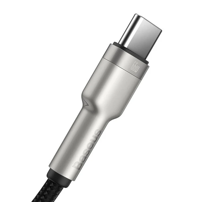 Καλώδιο USB to USB-C for Baseus Cafule, 66W, 1m (black)